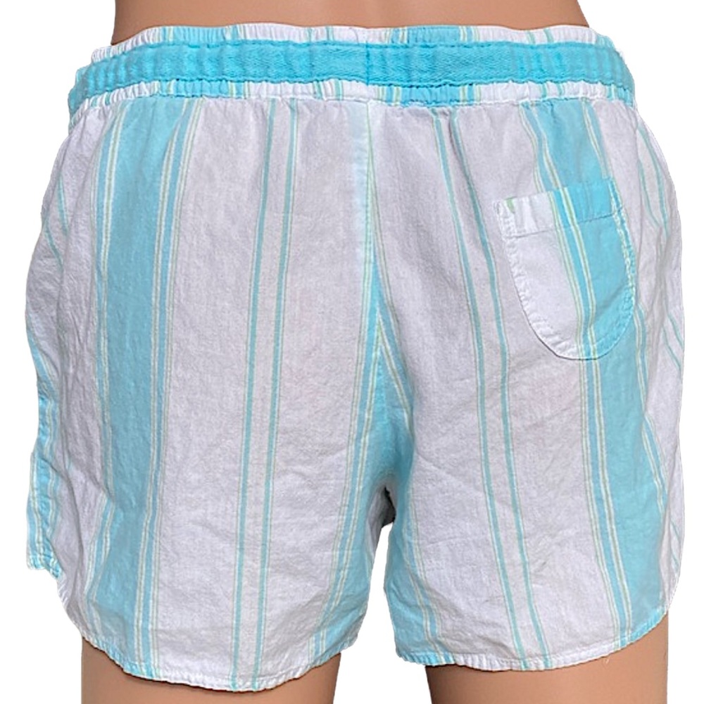 Gap Shorts Cotton Lightweight Turquoise White Extra Small - Picture 5 of 15